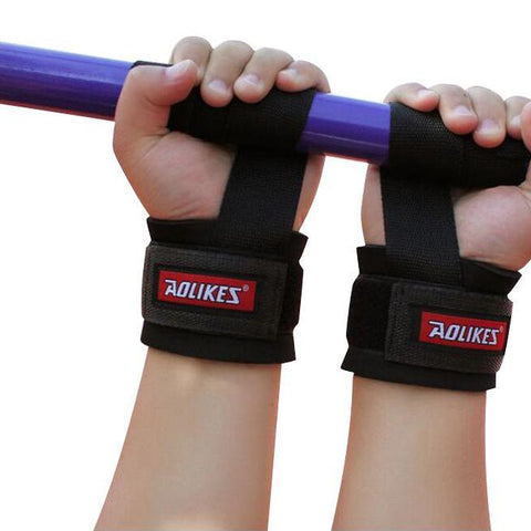 Hand Bar Wrist Support Grip Barbell Straps