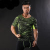 Bodybuilding Fitness O-Neck Short Sleeve T Shirt