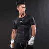 Bodybuilding Fitness O-Neck Short Sleeve T Shirt