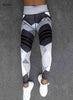 Digital Printed Geometric Fitness Leggings