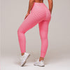 Women Pink High Waist Fitness Leggings