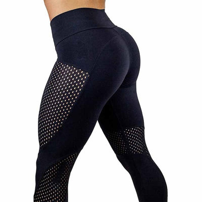 Fashion Ankle-Length Fitness Black Leggings